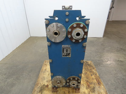 IMI Rycroft SP104-B10 Supapac Plate Heat Exchanger 300kw 35GPM 38 Plate 6" ANSI