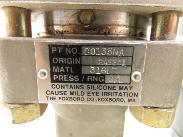 Foxboro 821GM-HS1SL2 Pressure Transmitter With Base 50 PSI 1/2" NPT