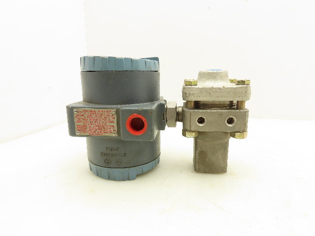 Foxboro 821GM-HS1SL2 Pressure Transmitter With Base 50 PSI 1/2" NPT