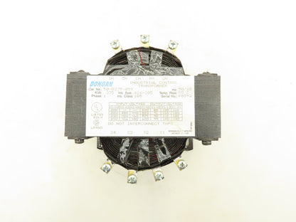 Dongan 50-0375-059 Industrial Control Transformer KVA .375 1PH