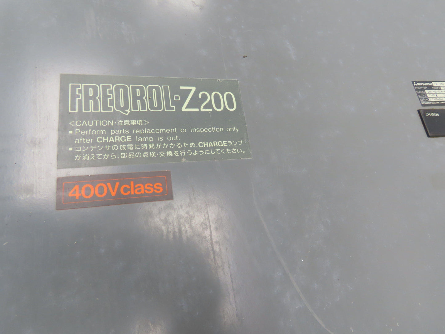 Mitsubishi FR-Z240-55K-UL Freqrol Z200 AC Drive VFD Inverter 75Hp 55kw 460V 3Ph