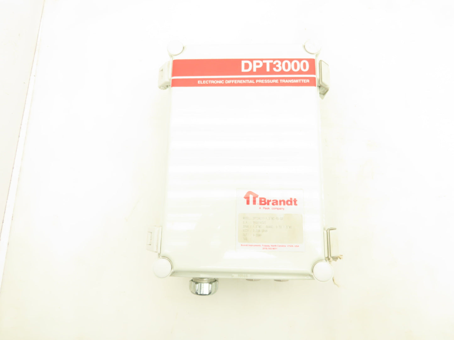 Peek DPT34L11-1.5"WC-PS-SR Electronic Differential Pressure Transmitter 120V