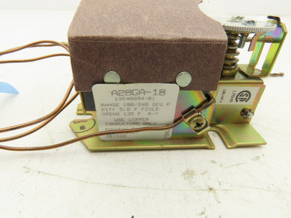 Johnson Controls A28GA-18 Temperature Control Switch 100-240°F Trane SWT 0380