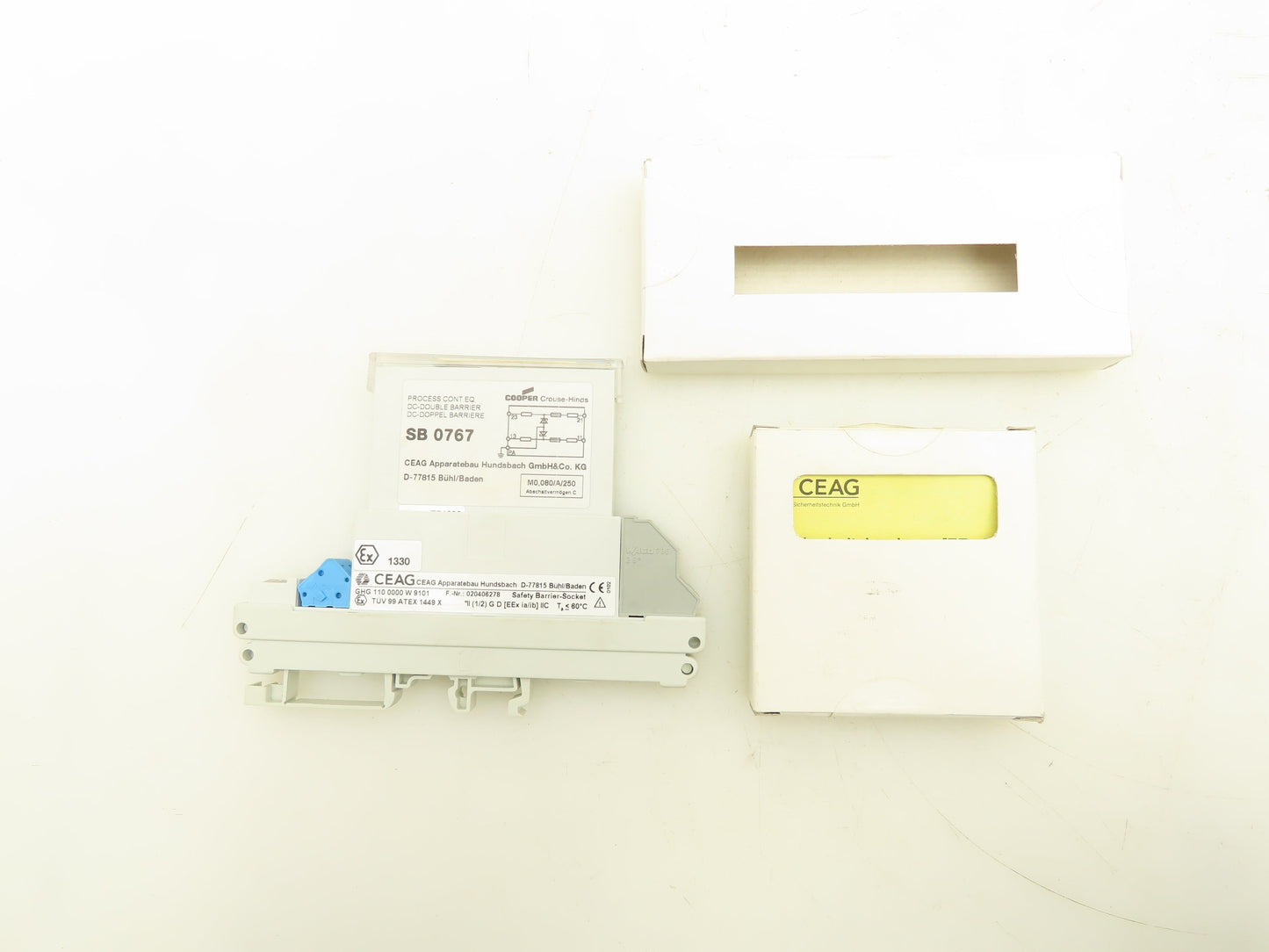 Crouse Hinds Cooper SB 0767 CEAG Process CONT EQ DC-Double Barrier Module