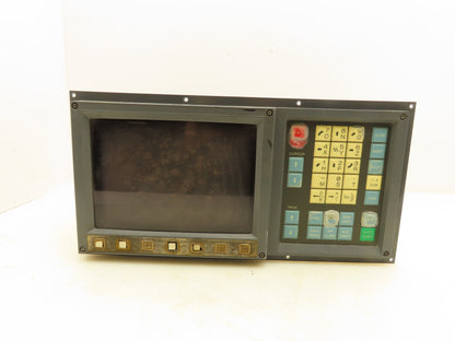 Fanuc A02B-0084-C102 Operator Control Panel 9" Monitor A61L-0001-0092