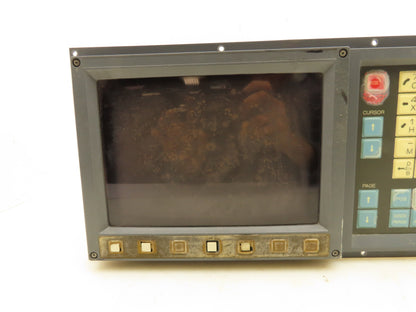 Fanuc A02B-0084-C102 Operator Control Panel 9" Monitor A61L-0001-0092