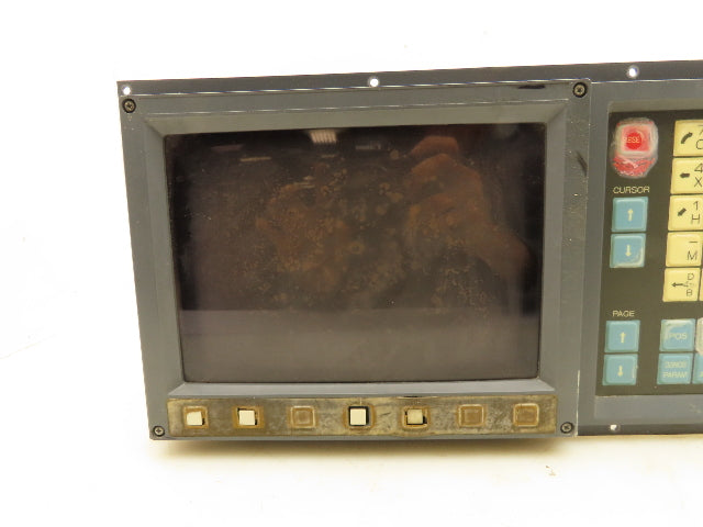 Fanuc A02B-0084-C102 Operator Control Panel 9" Monitor A61L-0001-0092