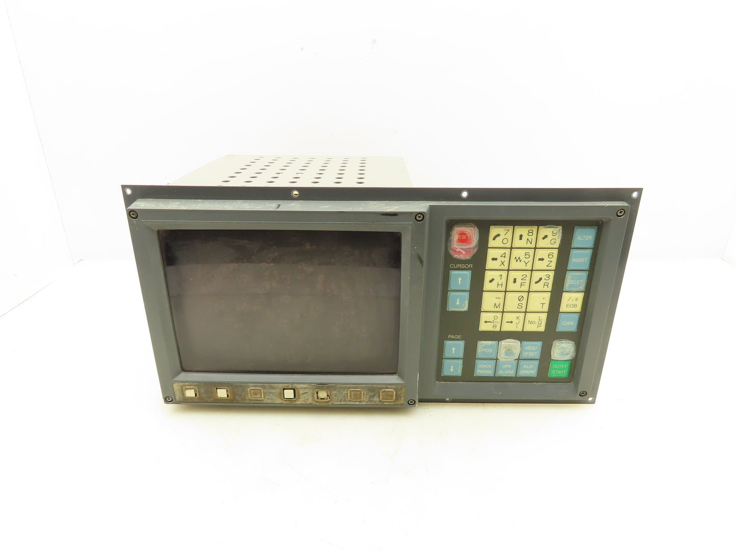 Fanuc A02B-0084-C102 Operator Control Panel 9" Monitor A61L-0001-0092
