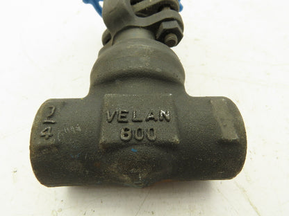 Velan S-2054W-02TY Steel Gate Valve 3/4" Threaded Class 800 1975 PSI