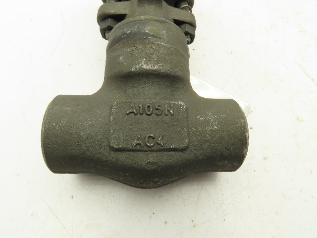 Bonney Forge WL 11 Steel Gate Valve 3/4" Threaded Class 800 1975 PSI