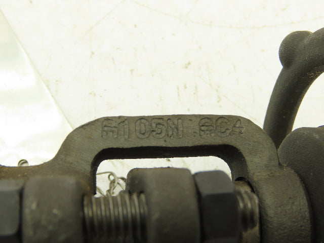Bonney Forge WL 11 Steel Gate Valve 3/4" Threaded Class 800 1975 PSI