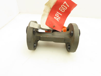 Kitz 300SCTA-M-HC-CL2 Chemical Ball Valve 1/2" Flanged Class 300 Steel 4-Bolt