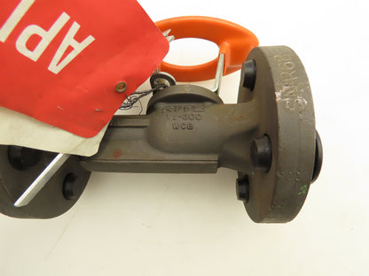 Kitz 300SCTA-M-HC-CL2 Chemical Ball Valve 1/2" Flanged Class 300 Steel 4-Bolt
