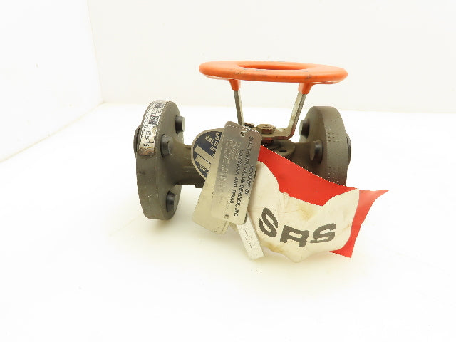 Kitz 300SCTA-M-HC-CL2 Chemical Ball Valve 1/2" Flanged Class 300 Steel 4-Bolt