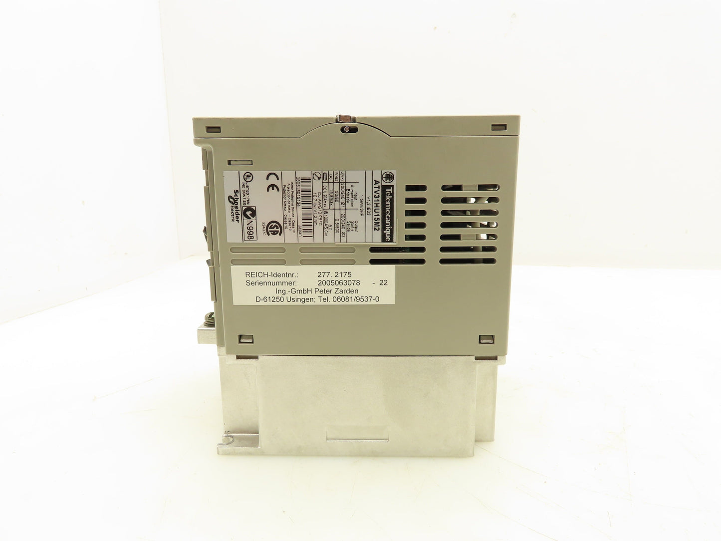 Telemecanique ATV31HU15M2 VFD Servo Drive 2HP 1.5kW 200/240V 20A
