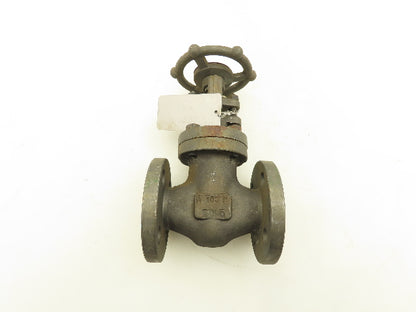 Bonney Forge L1 11 Manual Gate Valve 3/4" Flanged Class 150 Steel 4-Bolt