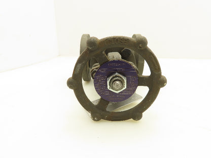 Bonney Forge L1 11 Manual Gate Valve 3/4" Flanged Class 150 Steel 4-Bolt