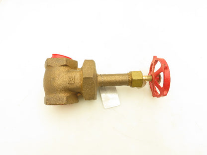 Milwaukee Fig 1174 Bronze Gate Valve 1-1/2" Threaded 400 WOG Class 200