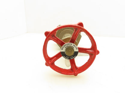 Milwaukee Fig 1174 Bronze Gate Valve 1-1/2" Threaded 400 WOG Class 200
