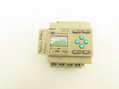 Omron ZEN-10C1AR-A-V2 CPU Unit PLC Control Relay 100-240V Control Power