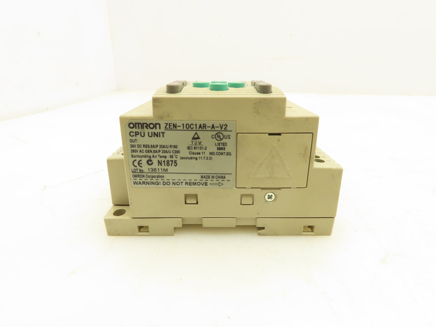 Omron ZEN-10C1AR-A-V2 CPU Unit PLC Control Relay 100-240V Control Power