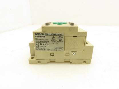 Omron ZEN-10C1AR-A-V2 CPU Unit PLC Control Relay 100-240V Control Power