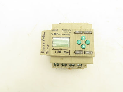 Omron ZEN-10C1AR-A-V2 CPU Unit PLC Control Relay 100-240V Control Power