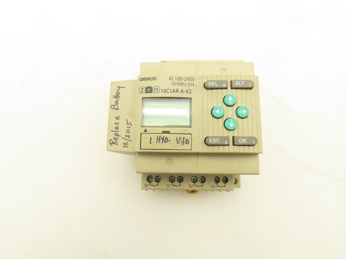 Omron ZEN-10C1AR-A-V2 CPU Unit PLC Control Relay 100-240V Control Power
