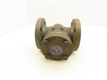 Bonney Forge L1-41 Steel Piston Check Valve 1" Flanged 4-Bolt 150 Lb