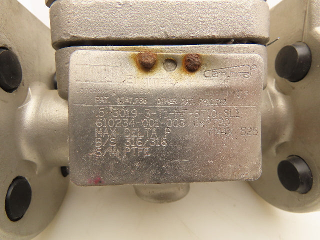 ITT Engineering CWP720 Cam-Tite Stainless 2-Way Ball Valve 1/2" Flanged 300#
