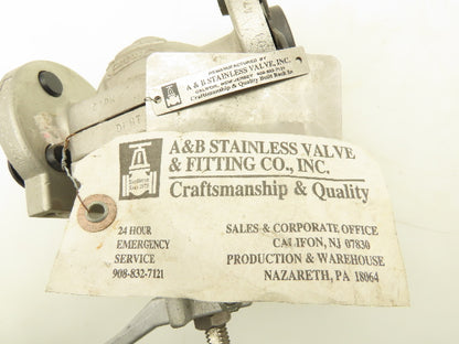 ITT Engineering CWP720 Cam-Tite Stainless 2-Way Ball Valve 1/2" Flanged 300#