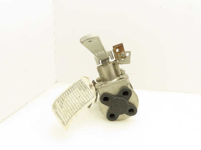 ITT Engineering CWP720 Cam-Tite Stainless 2-Way Ball Valve 1/2" Flanged 300#