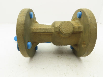 Jamesbury Bronze 2-Way Ball Valve 2" Flanged 150# AL/BRZ 2-5150-12-1400TT