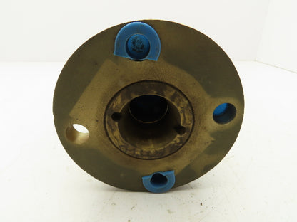 Jamesbury Bronze 2-Way Ball Valve 2" Flanged 150# AL/BRZ 2-5150-12-1400TT