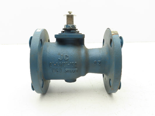 JC Trueline 715AITT99 Steel 2-Way Ball Valve 2" Flanged 150# Reduced Port