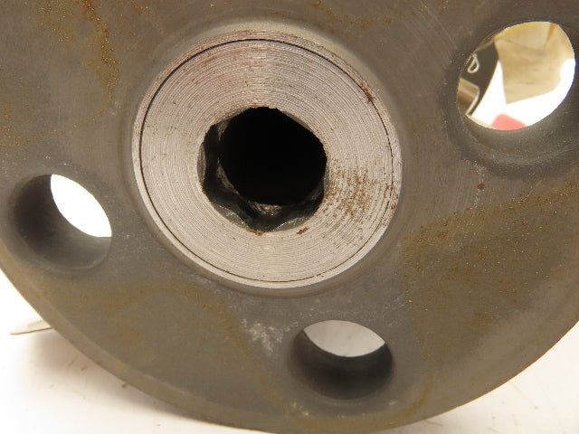 Kitz 300SCTA-M-HC-CL2 Chemical Ball Valve 3/4" Flanged 300# Steel 2-Way