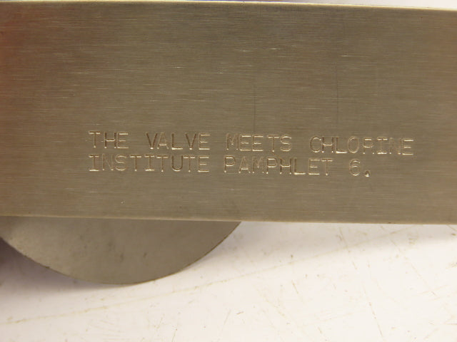 Kitz 300SCTA-M-HC-CL2 Chemical Ball Valve 3/4" Flanged 300# Steel 2-Way