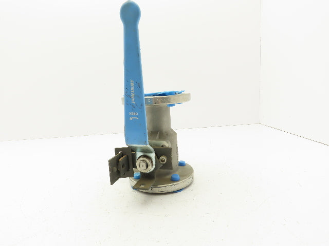 Jamesbury 5150 Stainless 2-Way Ball Valve 1-1/2" Flanged 4-Bolt Class 150#