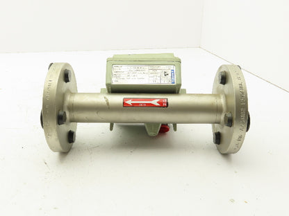 Brooks 3809E13BBHLA1AA MT3809 Stainless GPM Flow Meter 1" Flanged Pipe 300#