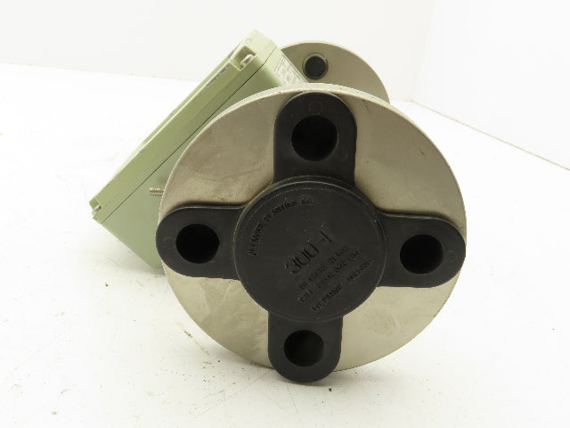 Brooks 3809E13BBHLA1AA MT3809 Stainless GPM Flow Meter 1" Flanged Pipe 300#