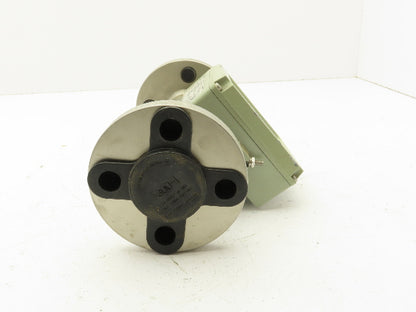 Brooks 3809E13BBHLA1AA MT3809 Stainless GPM Flow Meter 1" Flanged Pipe 300#