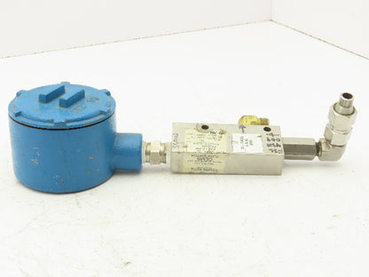 Gems Sensors FS-926 Liquid Flow Switch 240VAC 20VA 50-300CC/Minute 1/4"NPT
