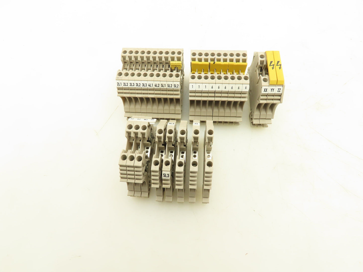 Weidmuller WDU 2.5 Terminal Block Tan 2.5mm 550V Lot of 30