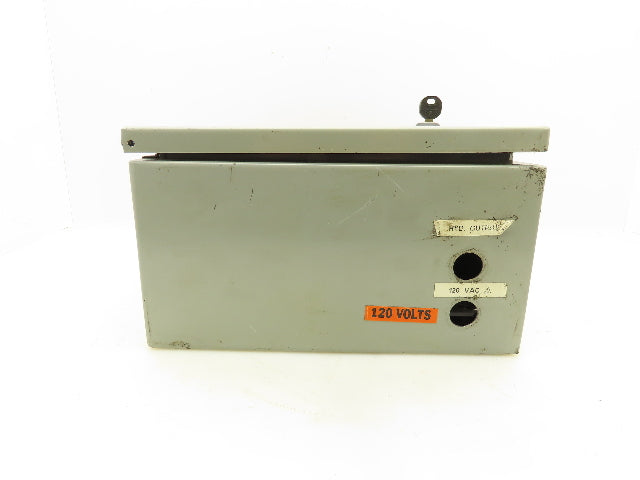 Wiegmann N412121206C Electrical Enclosure 12x12x6" Backplate Nema 3R Keyed Door