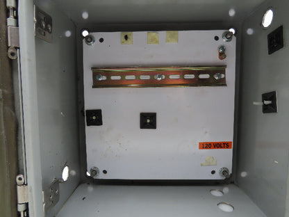 Wiegmann N412121206C Electrical Enclosure 12x12x6" Backplate Nema 3R Keyed Door