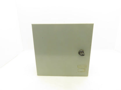 Wiegmann N412121206C Electrical Enclosure 12x12x6" Backplate Nema 3R Keyed Door