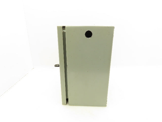 Wiegmann N412121206C Electrical Enclosure 12x12x6" Backplate Nema 3R Keyed Door