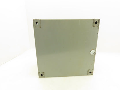 Wiegmann N412121206C Electrical Enclosure 12x12x6" Backplate Nema 3R Keyed Door