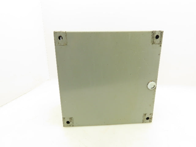 Wiegmann N412121206C Electrical Enclosure 12x12x6" Backplate Nema 3R Keyed Door