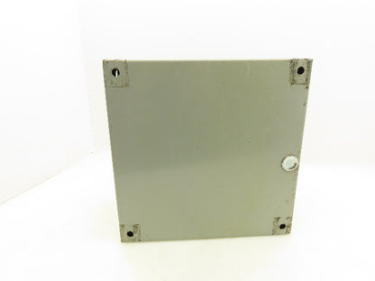 Wiegmann N412121206C Electrical Enclosure 12x12x6" Backplate Nema 3R Keyed Door